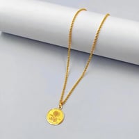 21K Saudi Logo Necklace