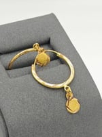 Earring 21k Gold - حلق عيار 21