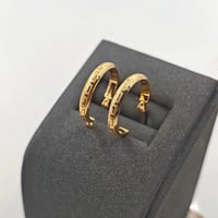 18k Gold Earrings - حلق ذهب عيار18
