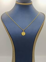 Saudi Logo Necklace 21Kعقد شعار السعودية عيار 21