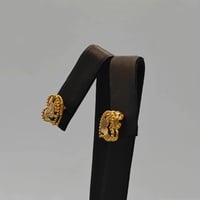 حلق ذهب عيار 21 - 21K Gold Earrings