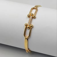 21K Gold Tiffany Bangle