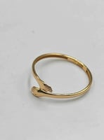 خاتم ذهب عيار18 - 18K Gold Ring