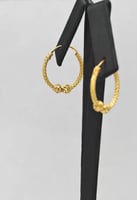 حلق ذهب عيار 21 - 21K Gold Earrings