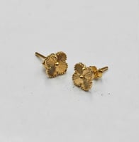 حلق ذهب عيار 18 - 18k Gold Earrings