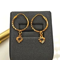 حلق ذهب عيار 22