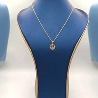 عقد شعار السعودية عيار 18 - Saudi logo Necklace 18...