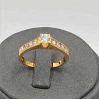 خاتم الماس عيار 18 - 18K Diamond Ring