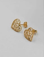 حلق ذهب عيار 21 - 21K Gold Earrings