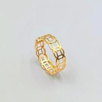 خاتم ذهب عيار - 18K Gold Ring