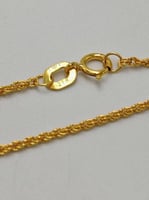 Letters Necklace 21K Gold - عقد حروف عيار 21