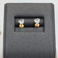 18k Earrings Gold - حلق عيار 18