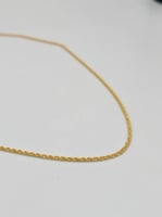 Rope Necklace 21K Gold