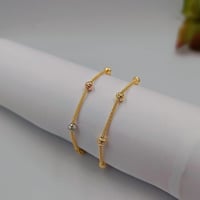 اسوارة ذهب عيار 18-18K Gold Bracelet