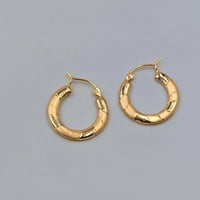 Hoops earring 18K Gold