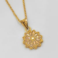 21K Gold Necklace - عقد ذهب عيار 21