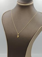 Necklace 18k Gold - عقد نصف القمر