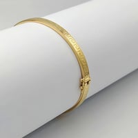 18K Gold Bangle with Versace design