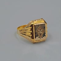 خاتم عيار 18 - 18K Ring