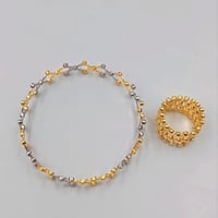 Tow in one Bracelet Ring 18k Gold