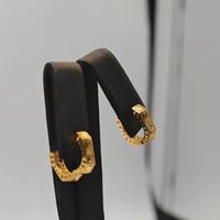 حلق ذهب عيار 21 - 21K Gold Earrings
