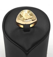 خاتم ذهب عيار - 18K Gold Ring