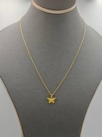 Necklace 18k Gold - عقد فراشة عيار 18