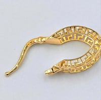 حلق فرزاتشي عيار 18 - 18K Versace Earrings