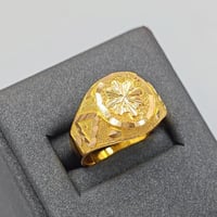21K Gold Anchor Ring