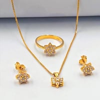 طقم الماس عيار 18 - Diamond Set 18k