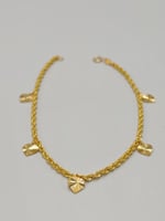 BRACELET 18K GOLD -إسوارة ذهب عيار 18