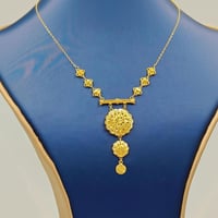 عقد كرسي جابر عيار 21 - 21K Gold Necklace