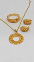 طقم ذهب عيار 21 - 21K Gold Set