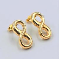 18K Gold Earrings - حلق ذهب عيار 18