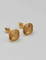 حلق ذهب عيار 21 - 21K Gold Earrings