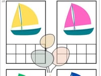 قارب الألوان ⛵️