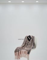 شال نسائي شتوي انيق ذو نمط زخرفي