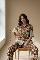 بجامه نسائي مشجر