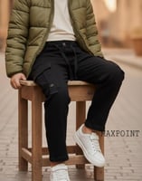 بنطلون كارجو اسود