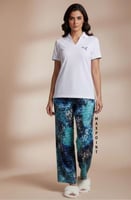 بجامه نسائي قطن ابيض