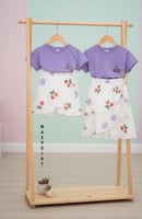 طقم بناتي بلوزة-تنورة