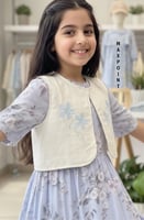 فستان بناتي سماوي