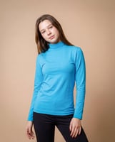 توب كم رقبة عريضة بناتي شبابي