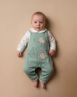 افارول بيبي بناتي ميلتون مطرز عصفورتين احداهما علي...