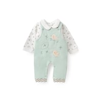 افارول بيبي بناتي ميلتون مطرز عصفورتين احداهما علي...