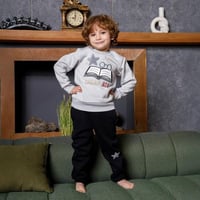 بيجامة اولادي ميلتون تطريز كتاب نظارة و نجوم