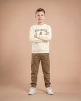 بيجامة اولادي الكنزة ميلتون مطرزة إشارة البرق + طب...