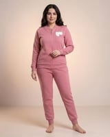 بيجامة ميلتون حريمي فتحة صدر مطرز راسين دب