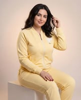 بيجامة ميلتون حريمي فتحة صدر مطرز راسين دب