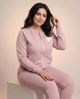 بيجامة ميلتون حريمي فتحة صدر مطرز راسين دب